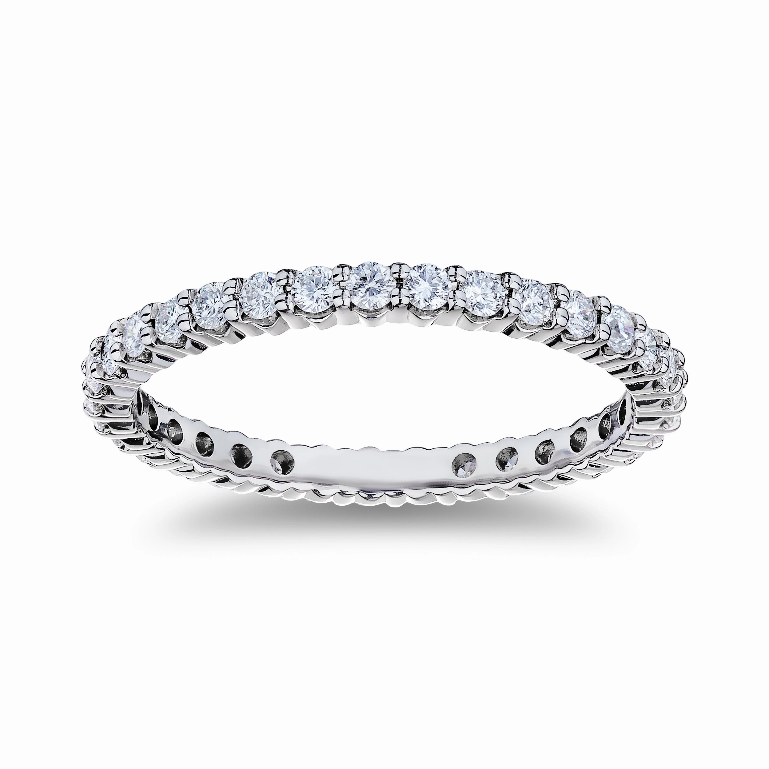 Bremer Jewelry Anniversary/Eternity Diamond Wedding Ring in Platinum (0.66ctw) Old World