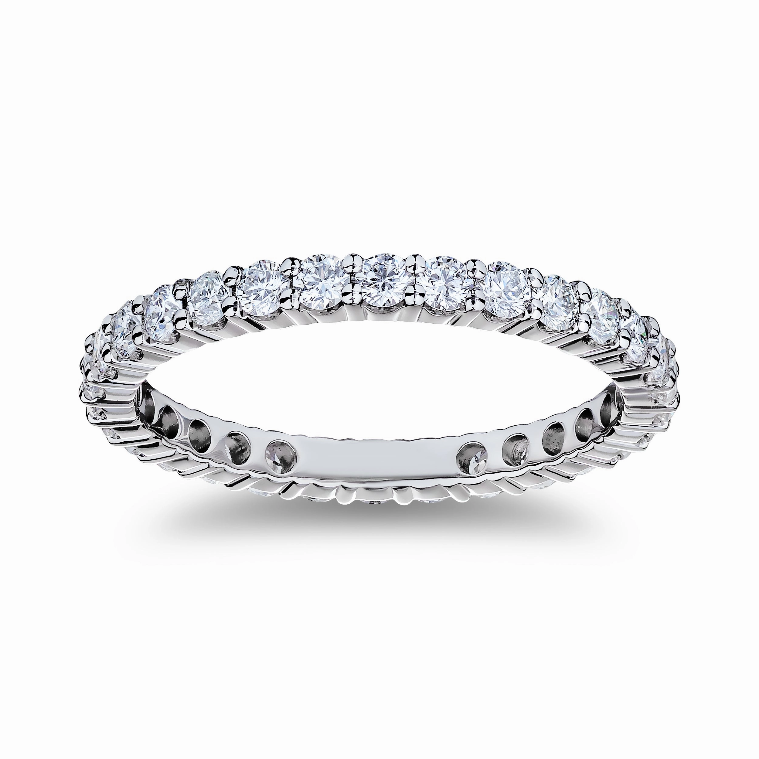 Bremer Jewelry Anniversary/Eternity Diamond Wedding Ring in Platinum (1.11ctw) Creative Trinket