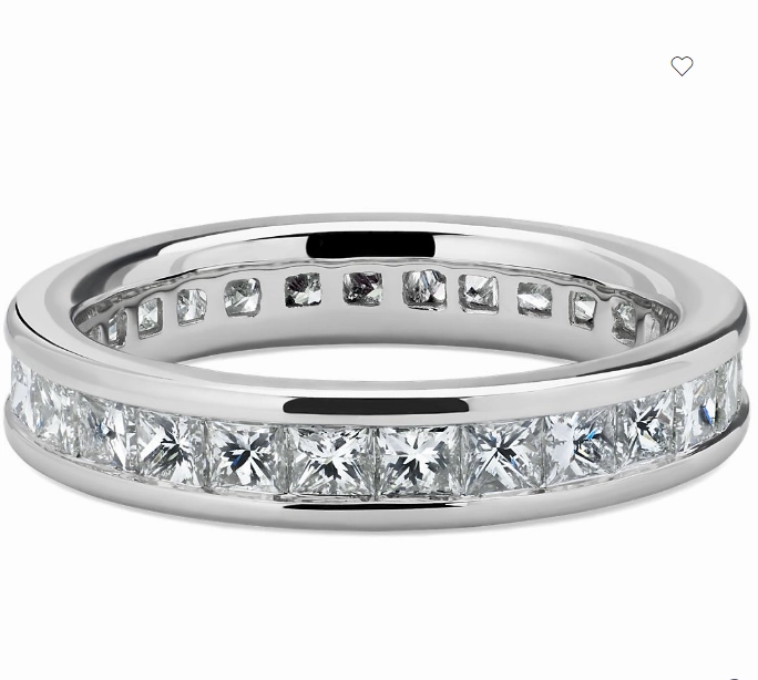 Bremer Jewelry Anniversary/Eternity Diamond Wedding Ring in Platinum (1.36ctw) Value Jewelry