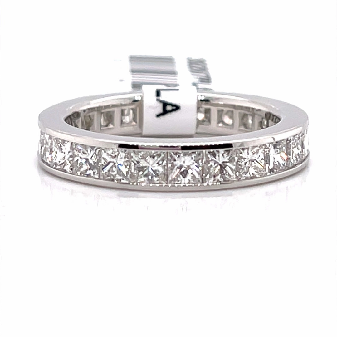 Easy Clean Sturdy Object Bremer Jewelry Anniversary/Eternity Diamond Wedding Ring in Platinum (3.00ctw)