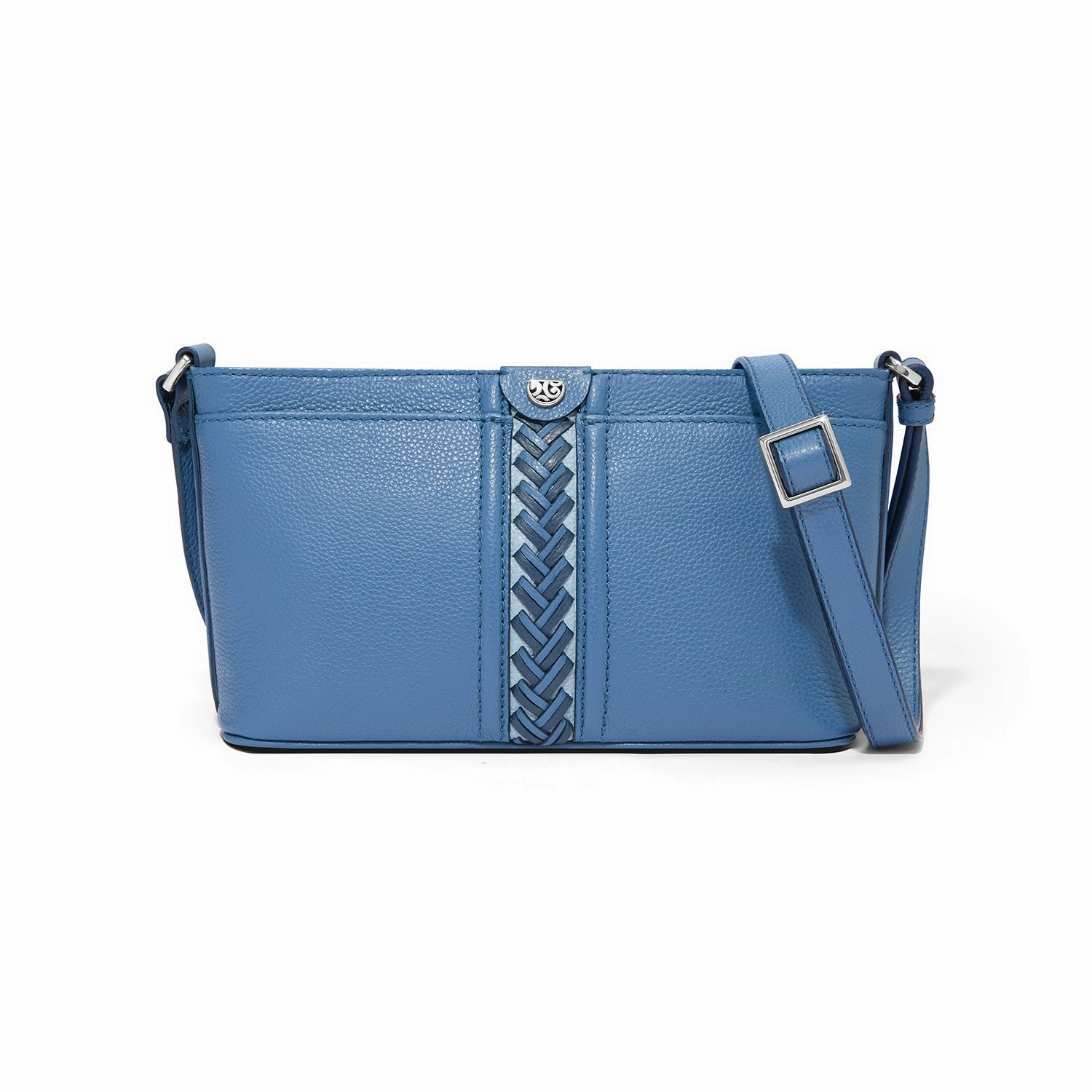 Brighton Belize Small Cross Body Bag, Canyon Blue Luxury Finish
