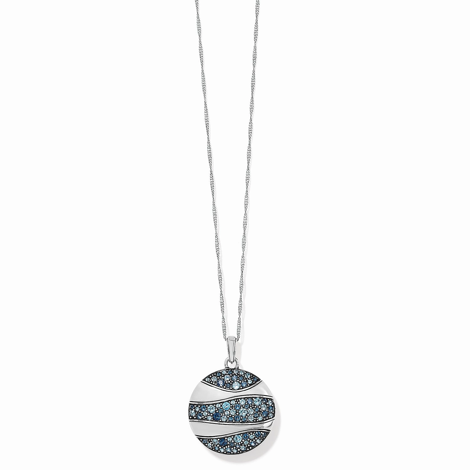 Romantic Feature Brighton Crystal Passage Round Necklace