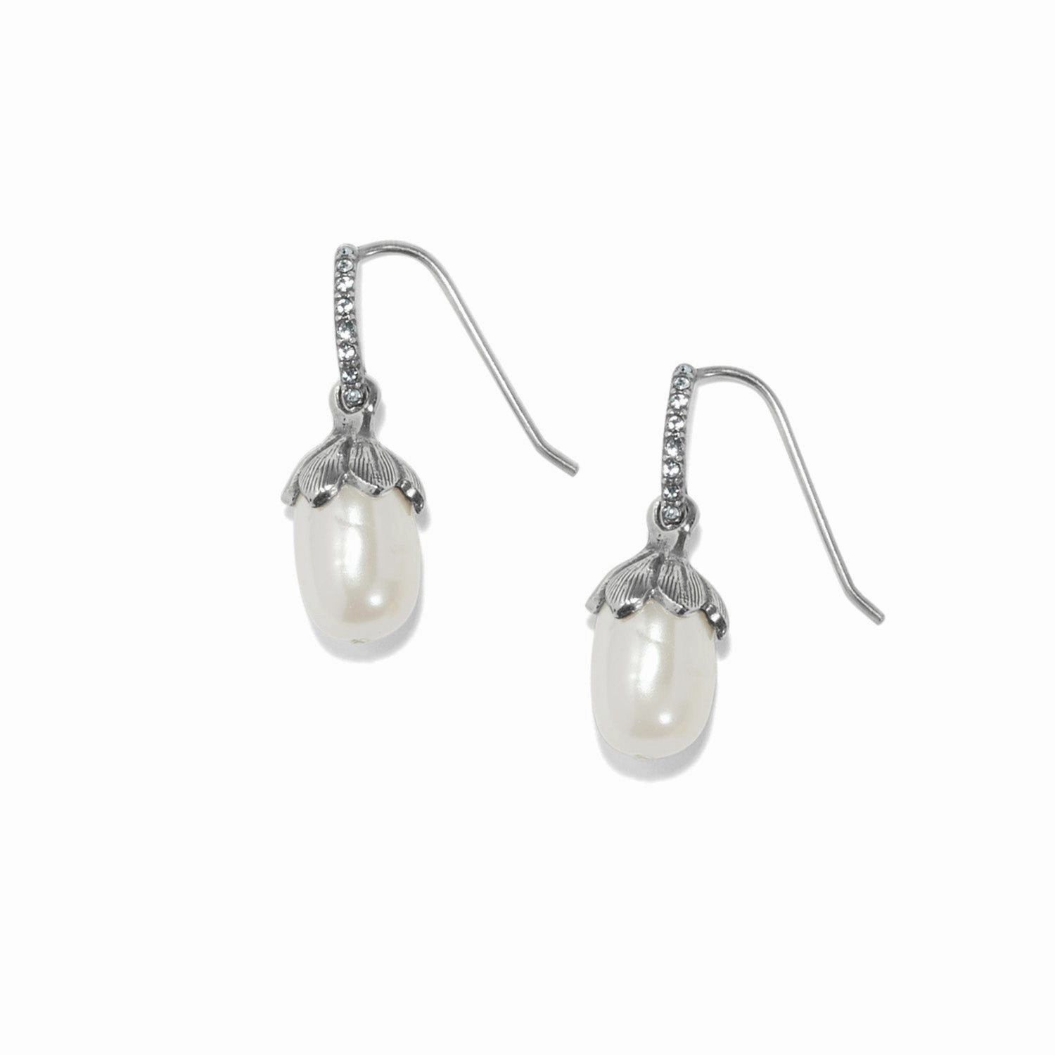 Street Accent Artisan Finish Brighton Everbloom Pearl Drop Earrings