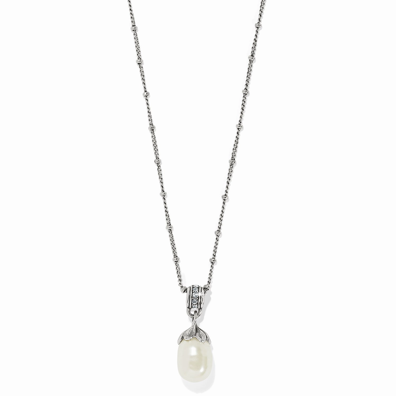 Brighton Everbloom Pearl Drop Necklace Minimal Chic Versatile Look
