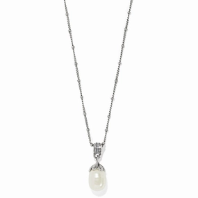 Brighton Everbloom Pearl Drop Necklace Minimal Chic Versatile Look