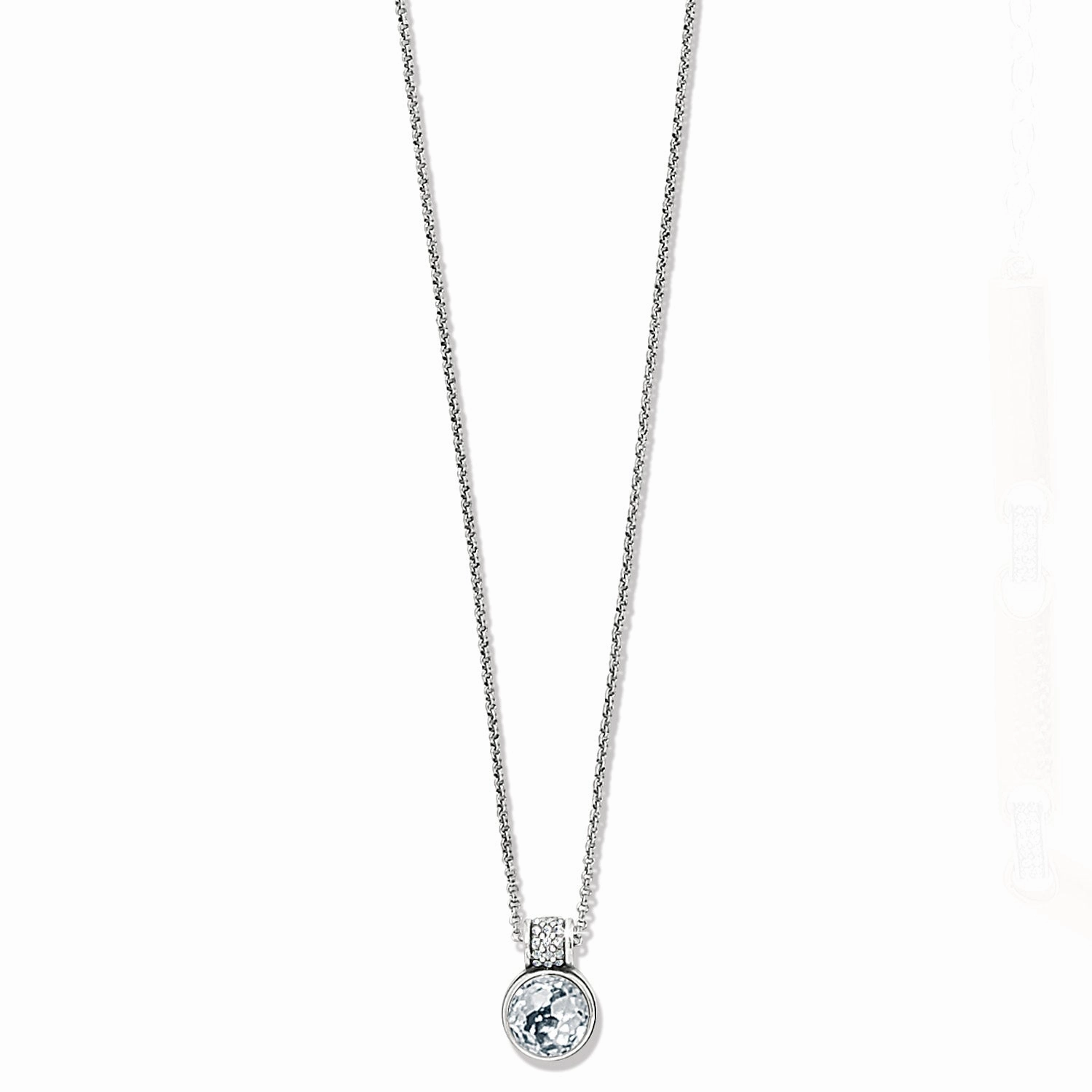Sharp Silhouette Everyday Detail Brighton Meridian Aurora Crystal Petite Necklace