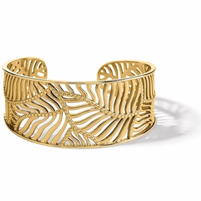 Luxury Pieces Brighton Palmetto Cuff Bracelet, Gold