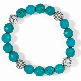 Brighton Pebble Turquoise Stretch Bracelet Chic Feature Casual accessory