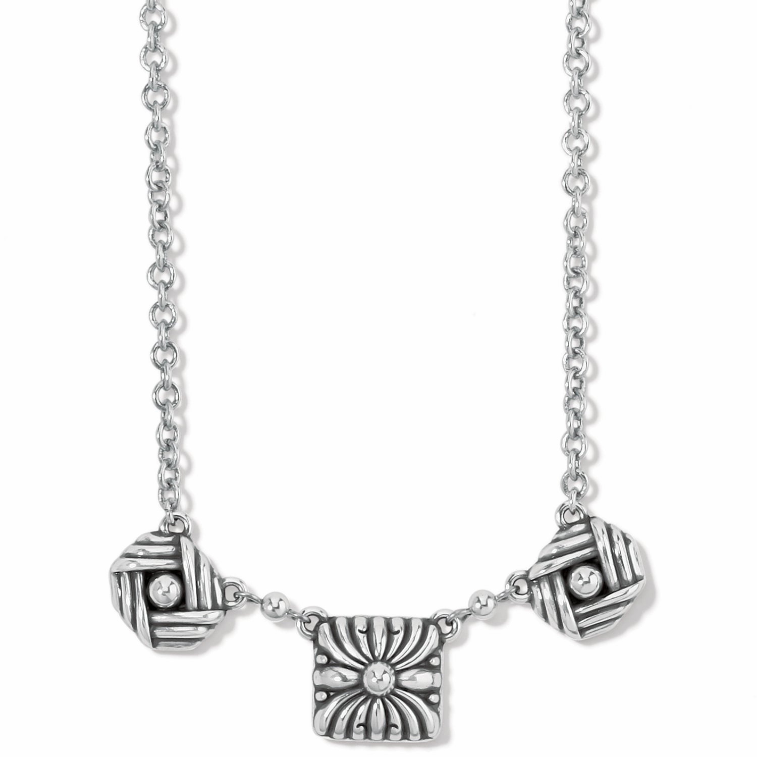 Brighton Sonora Motif Necklace Statement Edge Light Radiance