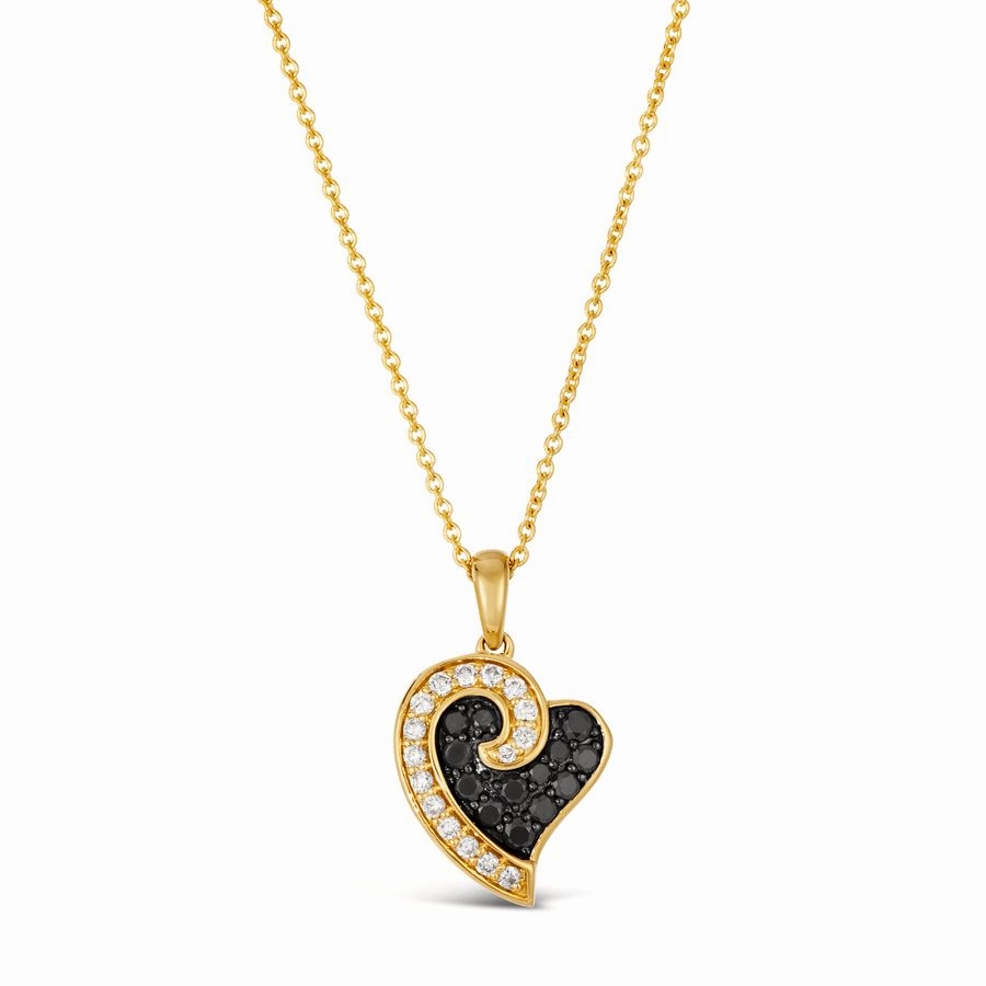 Classic Spark Soft Reflection Le Vian? Heart Swirl Pendant