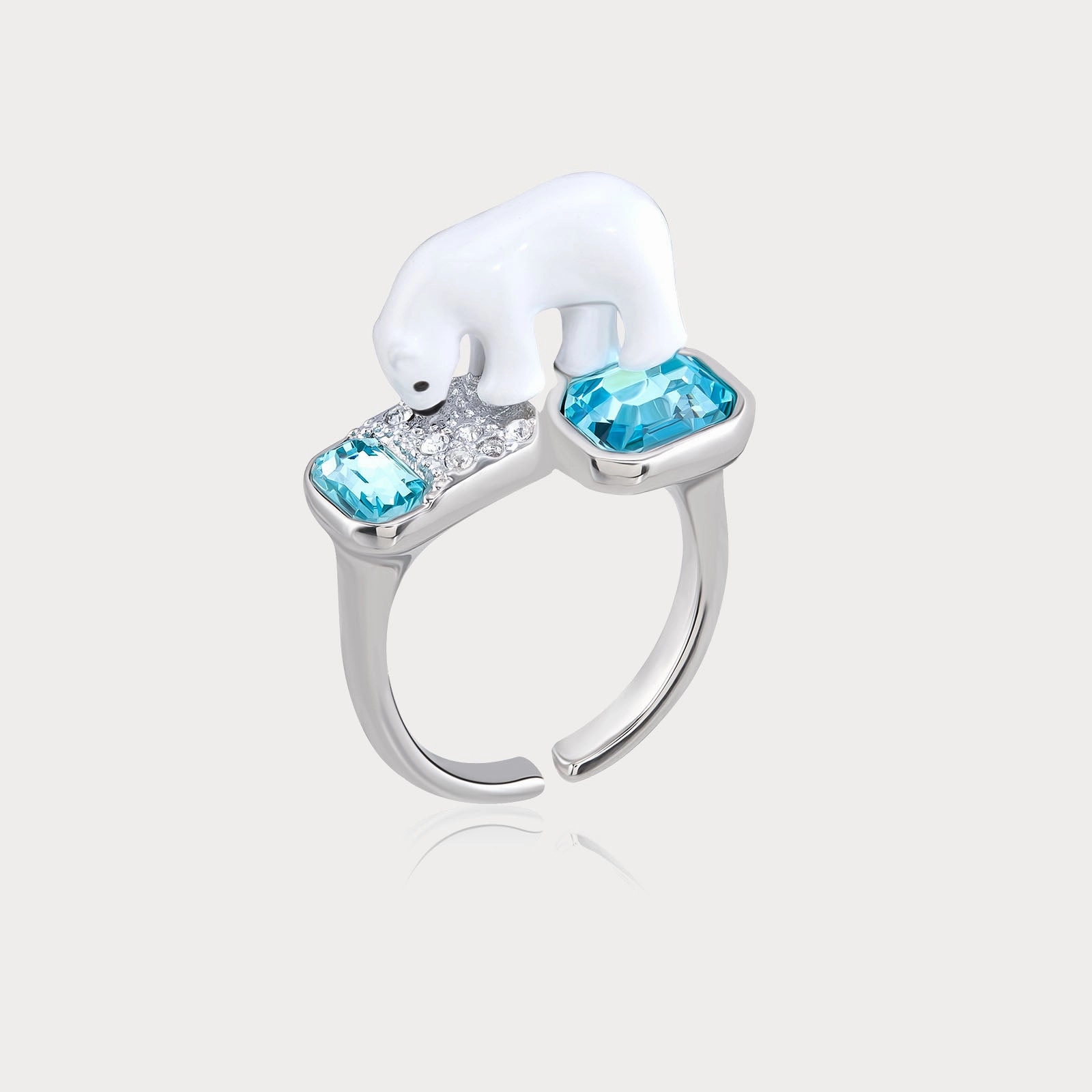 Polar Bear Ring Giftable Present