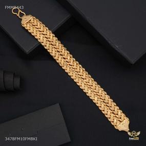 Designer Dual Line Singapuri  Bracelet for Men - FMMB443 Bridal Moment True Elegance