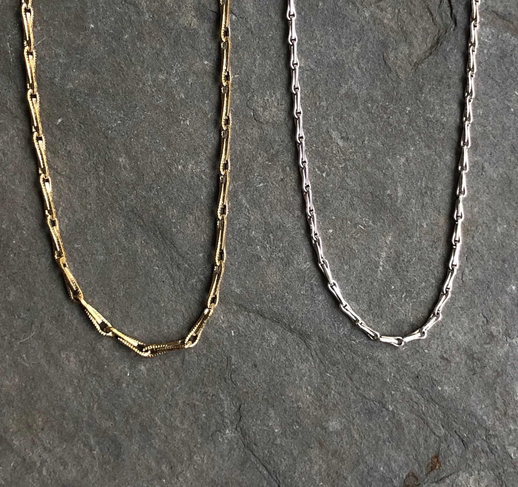 Smart Finish Wardrobe Staple Charm Starter Chain - Brass,  16 - 18" Length