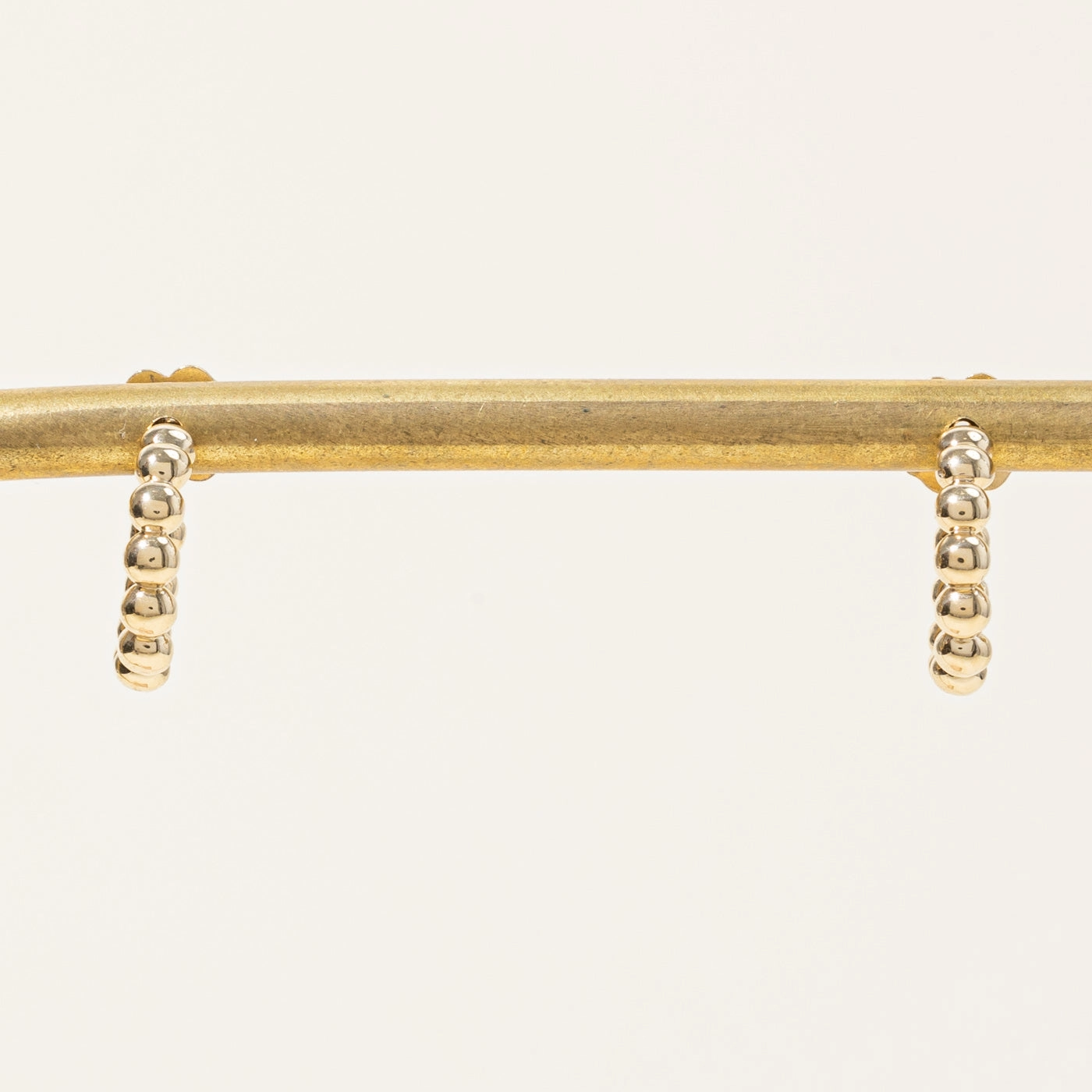 100 Ways' 14k Yellow Gold Hoop Earrings Luxury Aura Gift Appeal