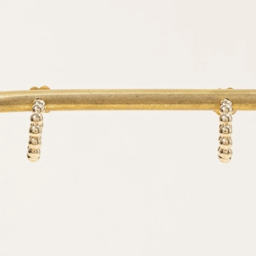 100 Ways' 14k Yellow Gold Hoop Earrings Luxury Aura Gift Appeal