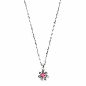 Brighton Everbloom Sunflower Birthstone Necklace, October Fashion Craft Elegant Fashion