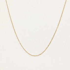Party Outfit 100 Ways' 18k Yellow Gold Cable Link Chain | 18"