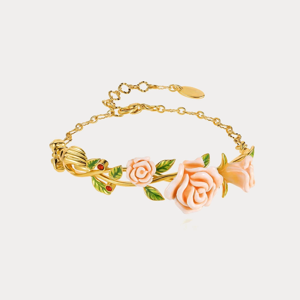 Beneficial Partnership Magical Perspective Champagne Rose Bracelet