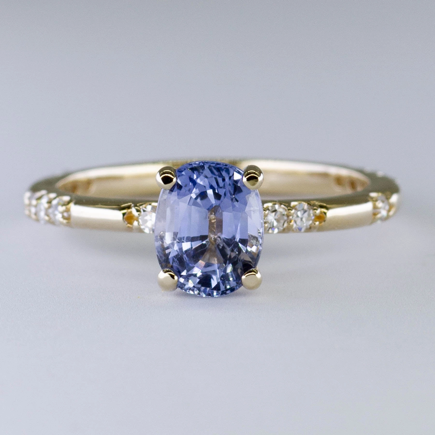 '100 Ways' Accented Oval Ceylon Sapphire Ring | 1.56ct | SZ 7 | All Day Style Sophisticated Craft