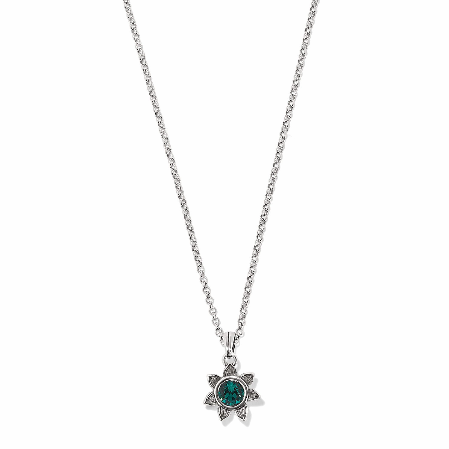 Brighton Everbloom Sunflower Birthstone Necklace, May Chic Duo Bridal Moment