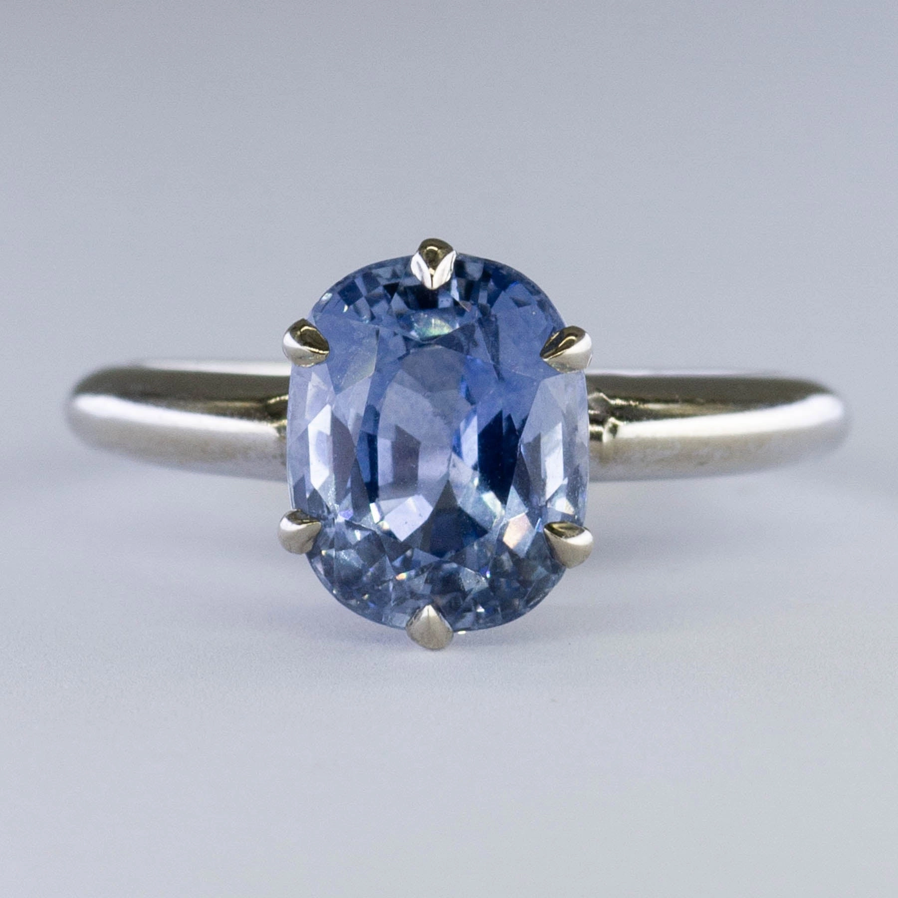 '100 Ways' Ceylon Sapphire Solitaire | ct | SZ 6.5 | Chic Flow Quiet Grace