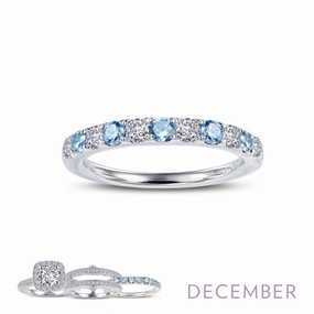 Lafonn December Birthstone Stackable Ring Timeless Feature