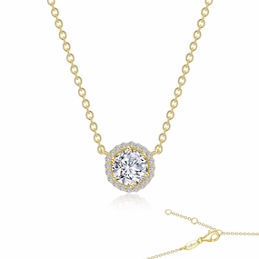 Refined Light Lafonn Halo Necklace