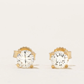 '100 Ways' Diamond Stud Earrings | 0.41ctw Casual Outfit Timeless elegance