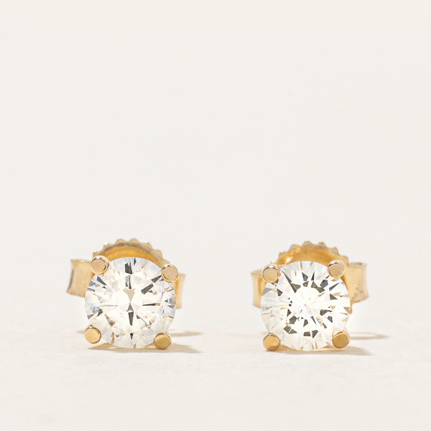 soft look Luxury Design Pieces '100 Ways' Diamond Stud Earrings | 0.41ctw