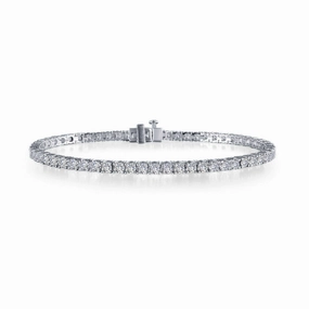Luxury Shine Finish Classic Tennis Bracelet