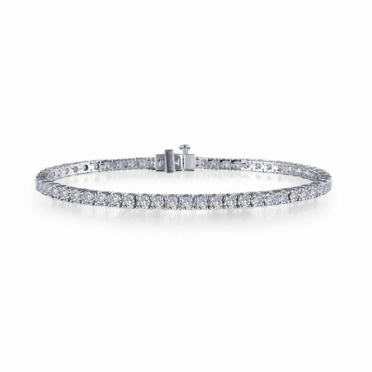 Luxury Shine Finish Classic Tennis Bracelet