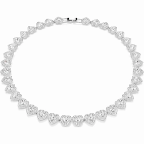 Swarovski Ariana Grande Capsule Collection: Angelic Tennis Necklace Ornate Design Charming Craft