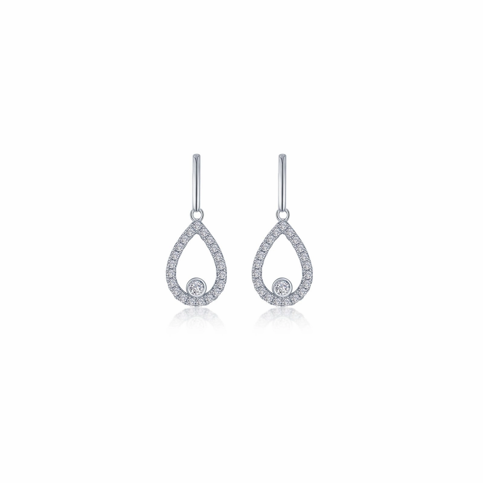 Retro Mood Lafonn Classic Pear-Shaped Drop Earrings