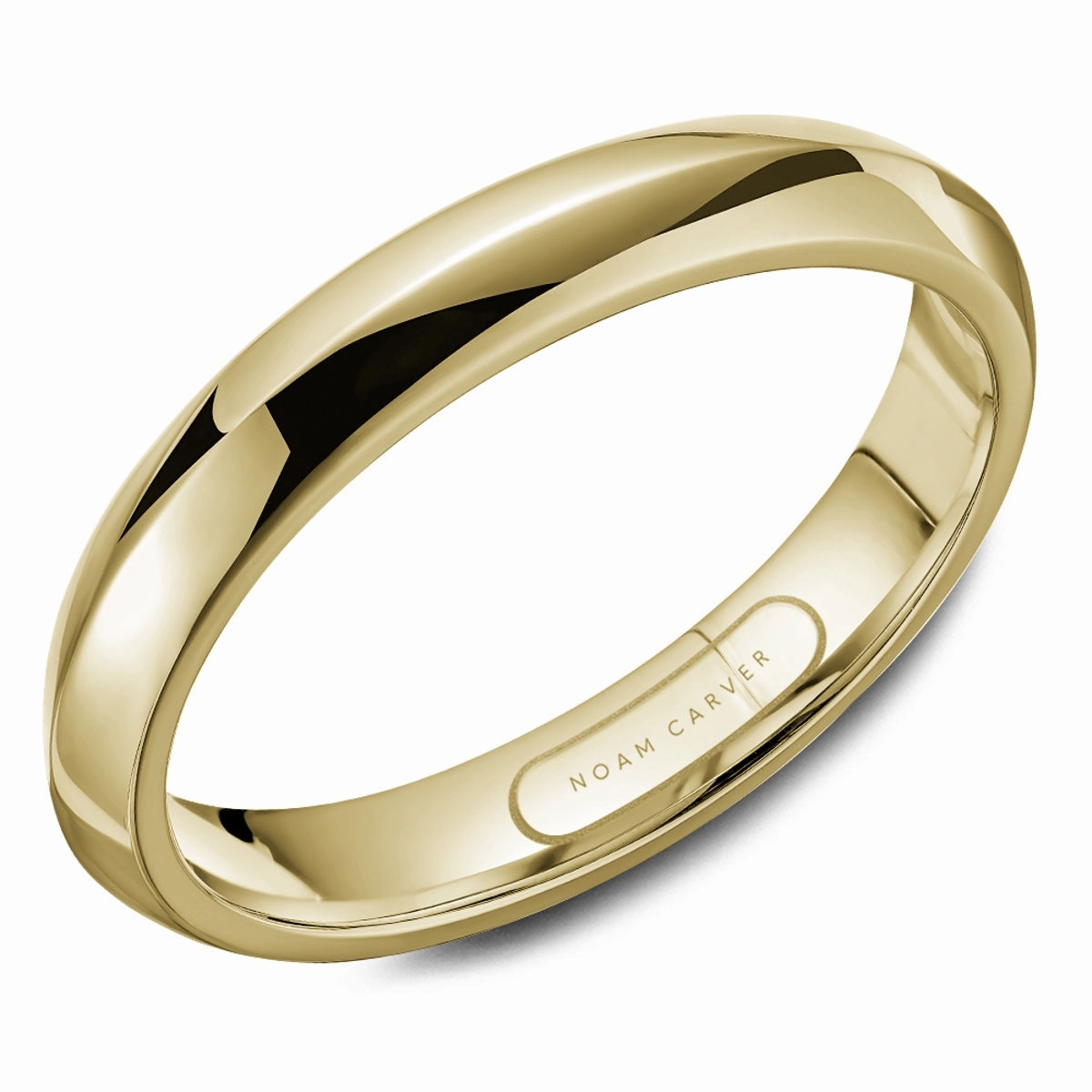 Bold Accessory Artistic Gift Noam Carver Classic Wedding Ring in 14K Yellow Gold