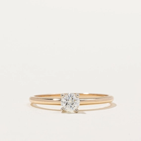 100 Ways' 14k Diamond Engagement Ring | 0.28ct VS1/VS2 H | SZ 6.5 | Glow Mode Charming Jewelry Design