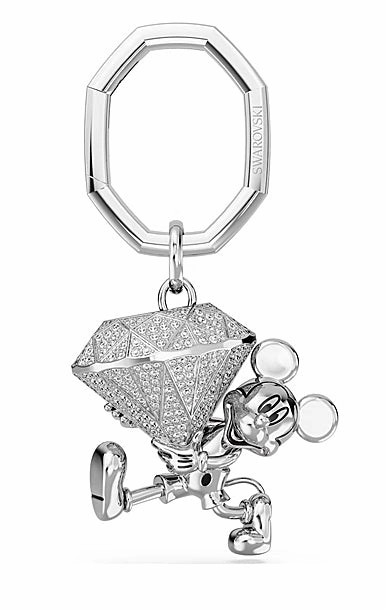 Swarovski Disney Mickey Mouse Key Ring Ornate Edge Enchanted Detail
