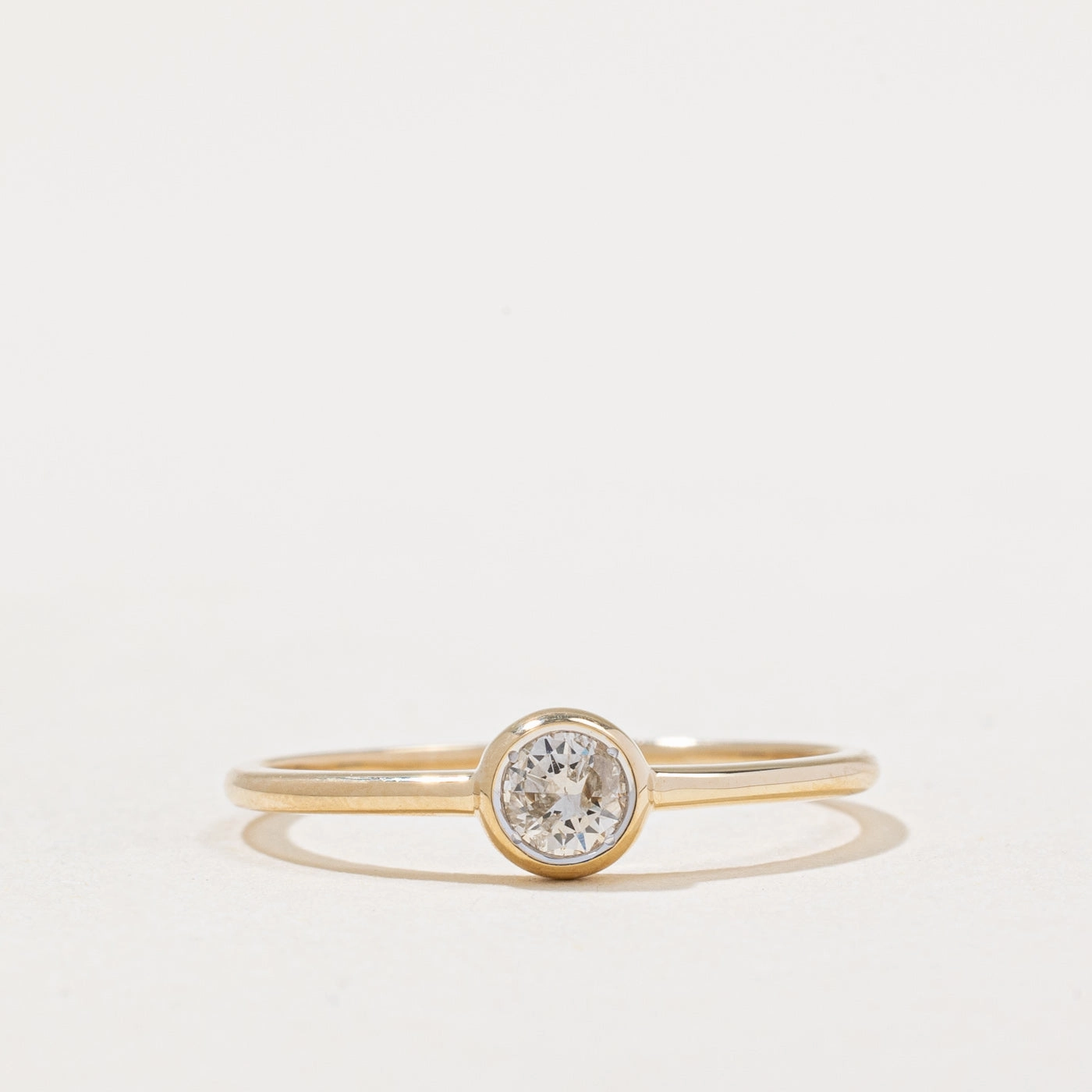 '100 Ways' Bezel Set Diamond Ring | 0.15ct | SZ 6.75 | Minimalist Style