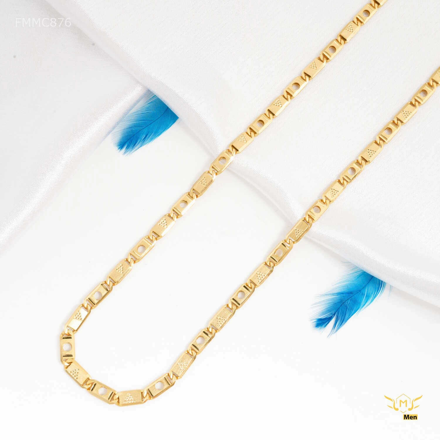 Cuban Hollow Rectangle link Chain for Man - FMMC876 Chic Day Vivid Accent