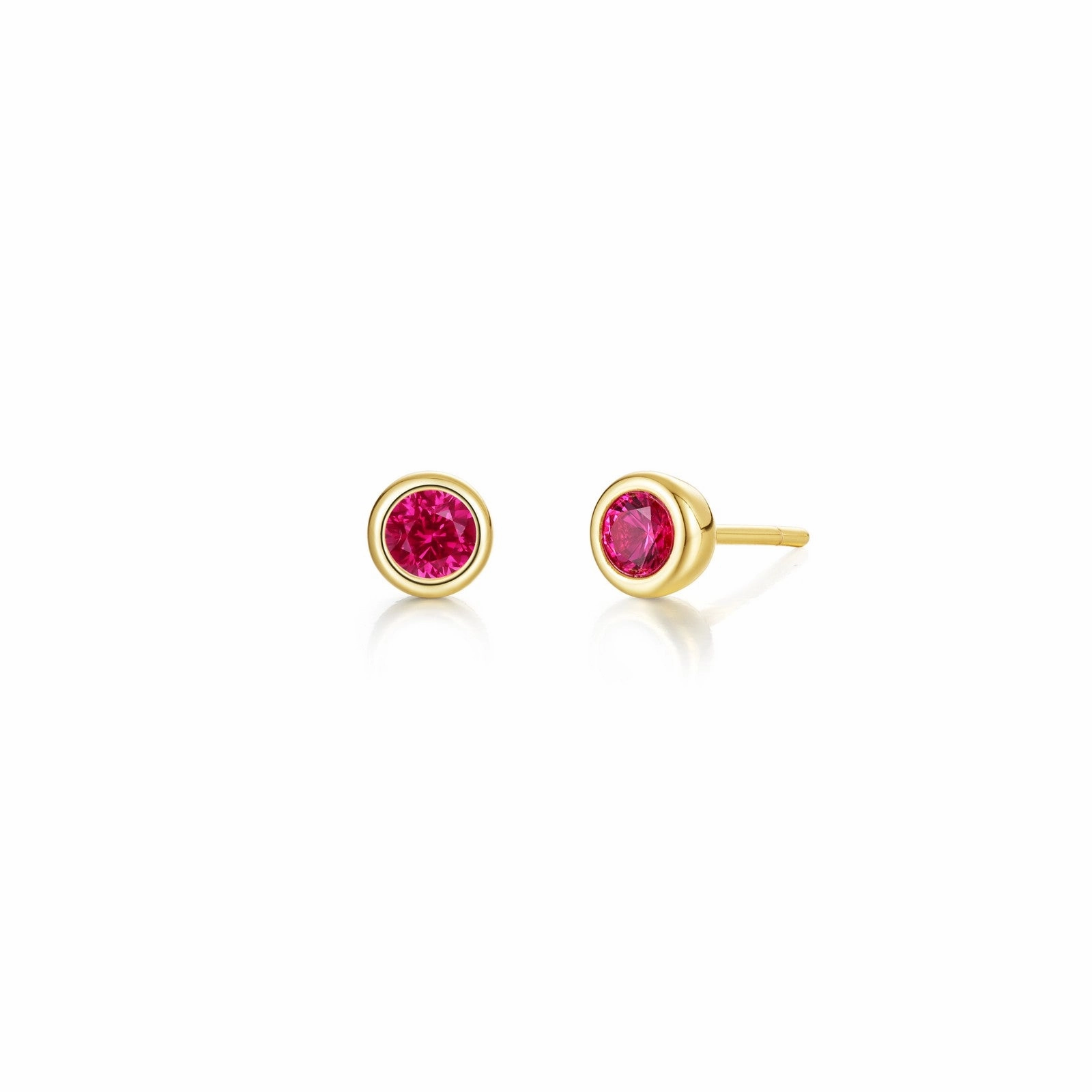 Trendy Finish Everyday Accessory Lafonn July Bezel Birthstone Earrings