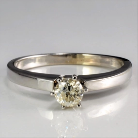 Six Prong HIgh Set Solitaire Diamond Ring | 0.25ct | SZ 7.25 | Bold Craftsmanship
