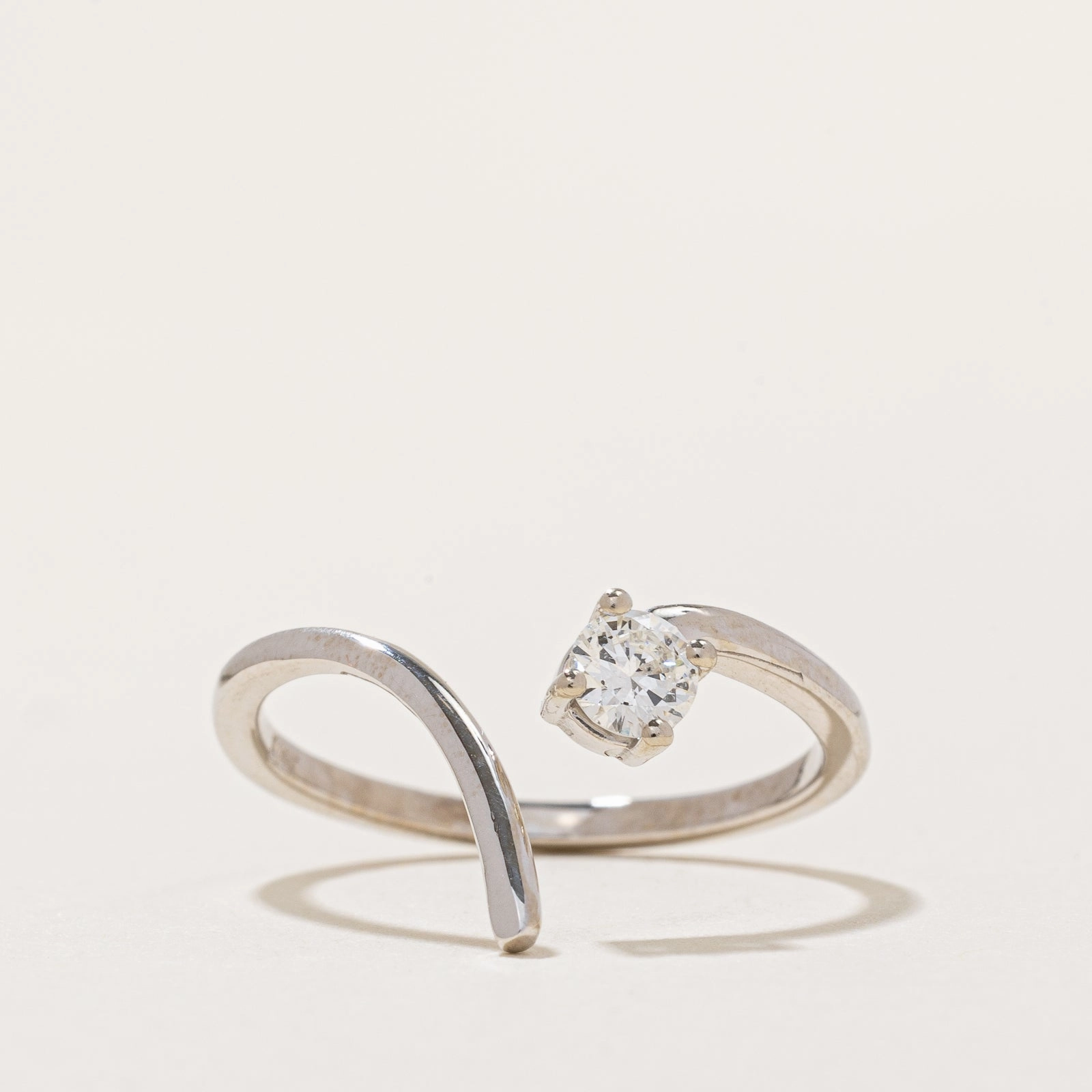 Bold Glow Luxe Accent '100 Ways' Diamond Freeform Engagement Ring | 0.22ct - 0.25ct | SZ 7 |