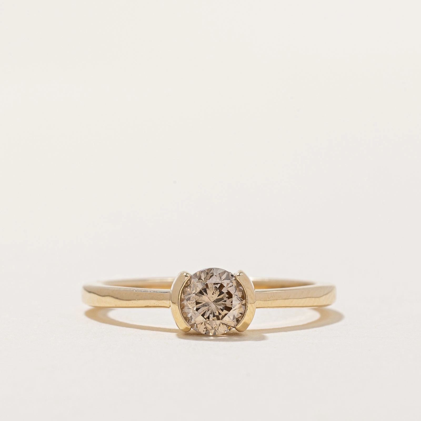 '100 Ways' Semi Bezel Diamond Ring | 0.57ct - 0.62ct | SZ 6.75 | Timeless Look Design Everyday Match