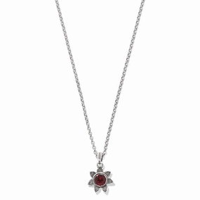 Luxury Set Brighton Everbloom Sunflower Birthstone Necklace, January