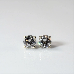 '100 Ways' Diamond Studs | 0.88ctw | Options Available | Colorful Glow