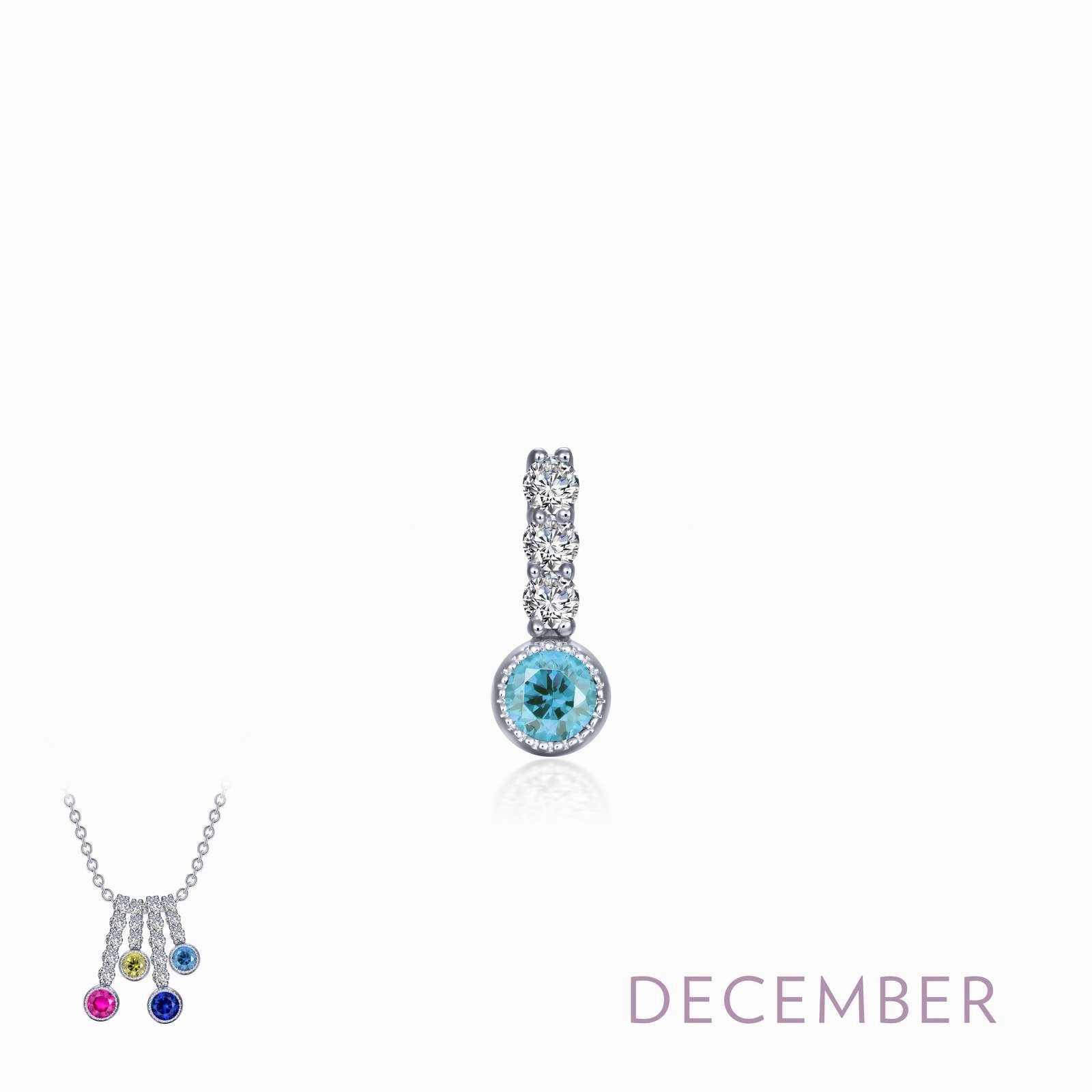 December Birthstone Love Pendant Unique Look Timeless Accessories