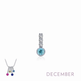 December Birthstone Love Pendant Effortless Piece