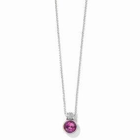 Brighton Meridian Aurora Petite Necklace, Amethyst Subtle Sparkle Fashionable pieces