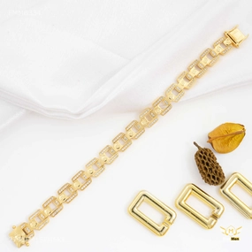 Designer AD  box Bracelet For Men - FMMB334 City Stroll Allure Detail