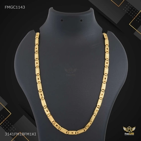 Designer Drop Shape Nawabi Gold plated Chain - FMGC1143 Chic Element family event