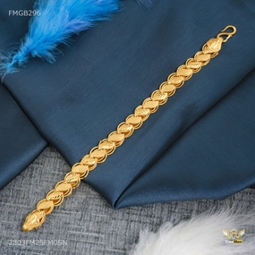 Designer Leaf Lotus Bracelet  for Men - FMGB269 Luxury Glow classic accessory